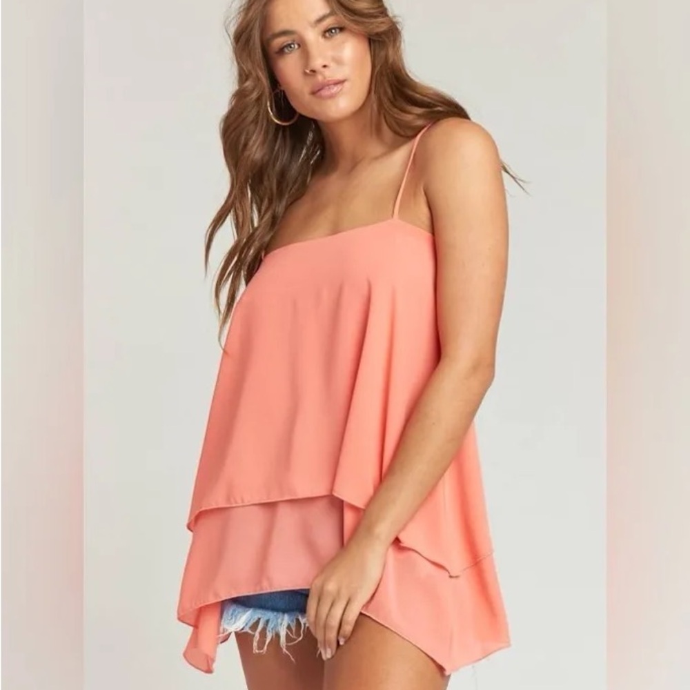 Show Me Your Mumu Missy Tank Top in Coral & Peach